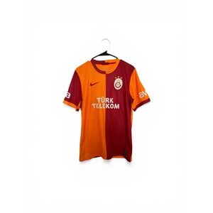 Nike Galatasaray SK Home Jersey Orange Red Turk Telekom Soccer Shirt Mens Small